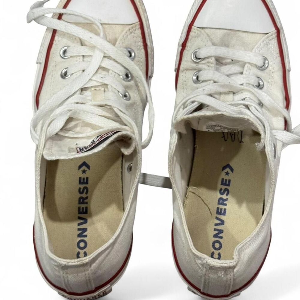 Converse White Low Tops - Picture 3 of 8